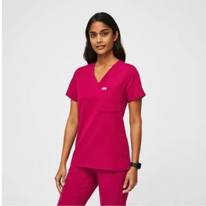 figs scrub set ultra rose